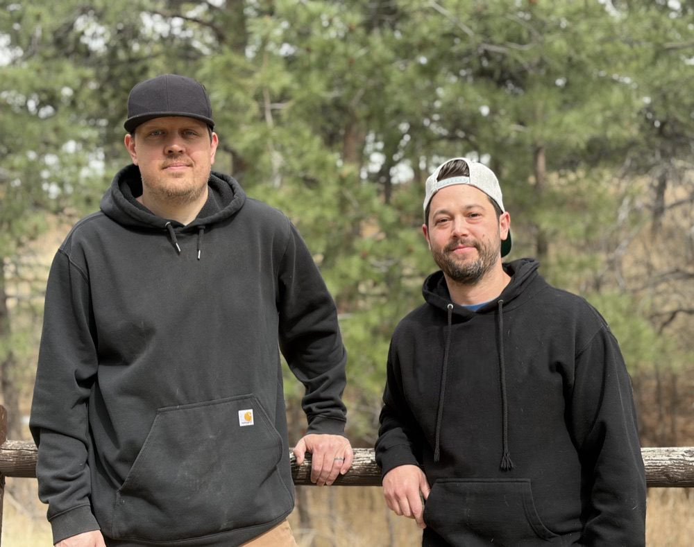 Drew and Derek, co-owners of Two Neighbors Outdoor Services
